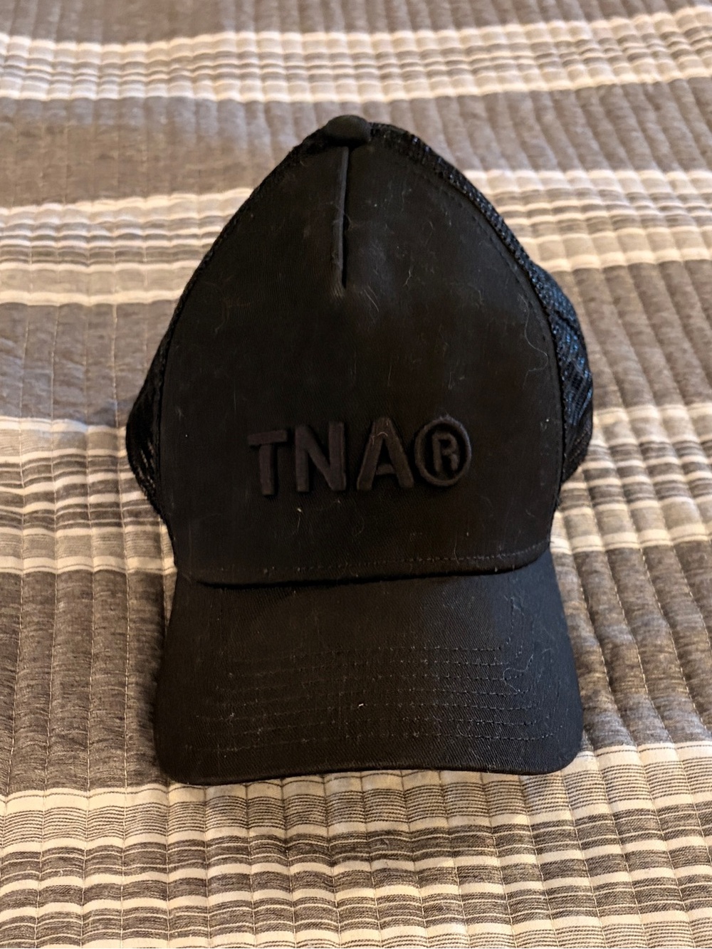 Aritzia TNA Black Mesh Hat